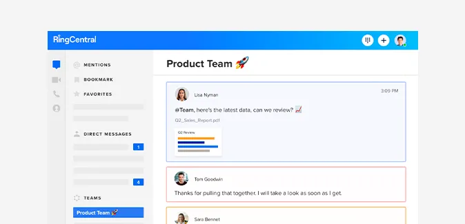 Sending Team Messages